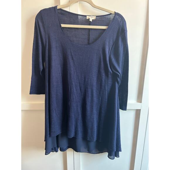 Umgee Navy Tunic Never Worn Small - Picture 3 of 3